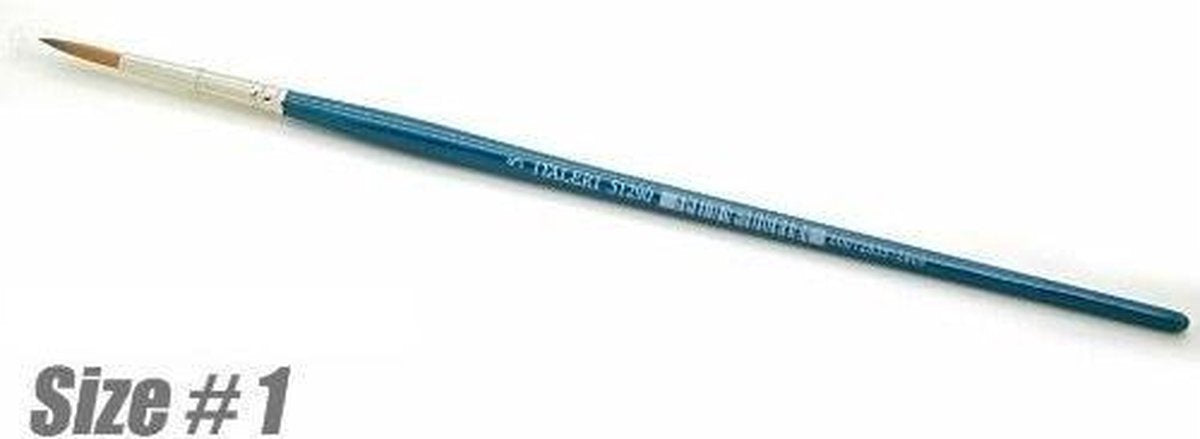 Italeri - 1 Synthetic Round Brush Brown Tip (Ita51286)