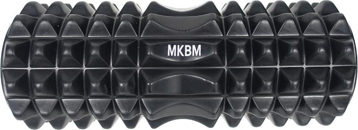 MKBM Foamroller van Fajah Lourens - Onmisbare Sportaccessoires voor Spiermassage en Anti-Cellulite - 1 Stuk (Zwart)