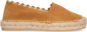 Van Dalen  - Espadrille Suede - Womens - Cognac - 39