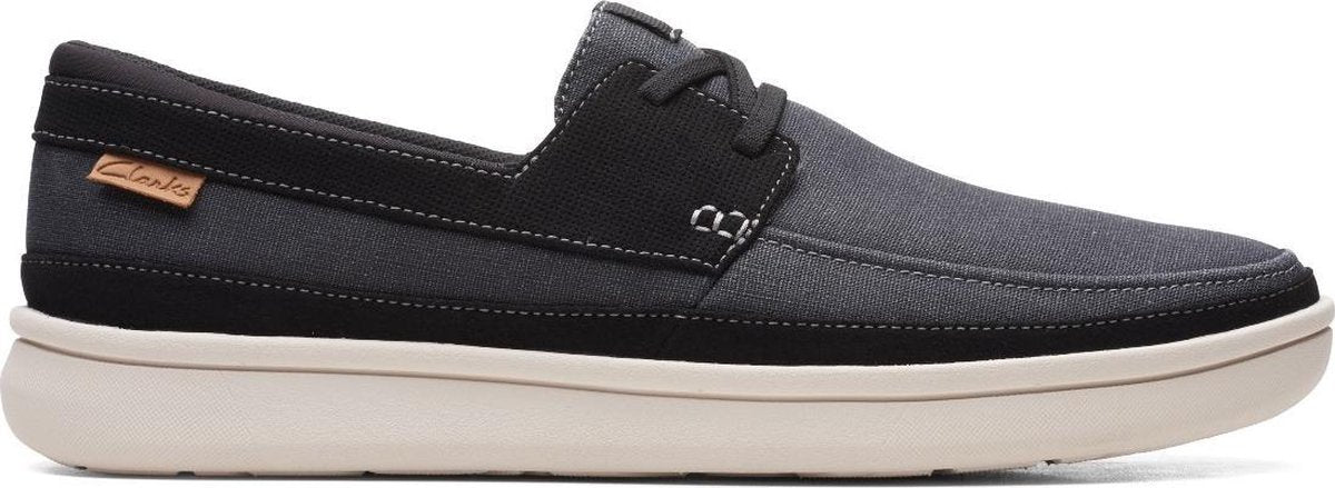 Clarks - Heren schoenen - Cantal Lace - G - black canvas - maat 41