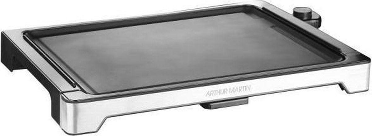 ARTHUR MARTIN - AMPL20 - Elektrische bakplaat - 2000W - 47cm x 37cm - Regelbare thermostaat 5 niveaus