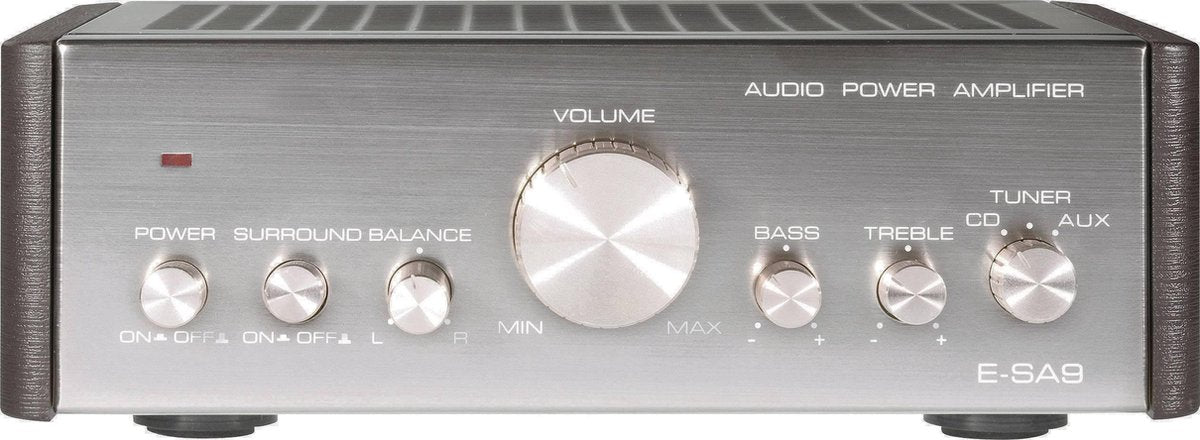 Renkforce E-SA9 Stereoversterker 2 x 12 W Zilver (metallic)