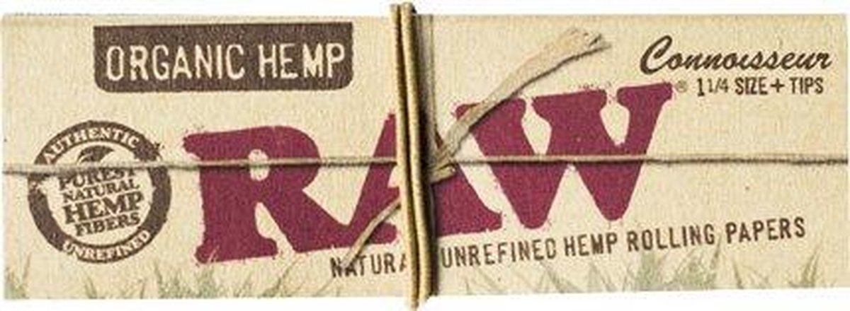Raw organic connoisseur 1 1/4 + tips