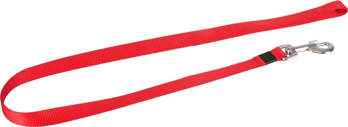 Flamingo Hondenriem Ziggi 100cm Rood - Rood - 100 cm x 25 mm
