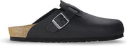 Birkenstock Boston Black narrow Fettleder Oiled Leather Heren Clogs - Zwart - Maat 46