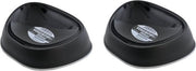 Twee sensibowls eetbak voerbak  200ml zwart 20cm