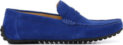 Giuseppe Maurizio Mannen Suède Loafers / Herenschoenen / Instapper - S20204 - Kobalt - Maat 42
