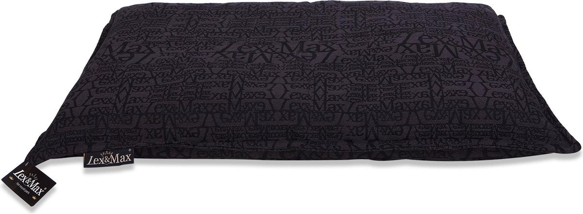 Lex & Max Chic - Losse hoes voor hondenkussen - Bench - Antraciet - 100x70cm