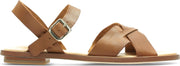 Clarks Willow Gild Dames Sandalen - Tan Leather - Maat 40