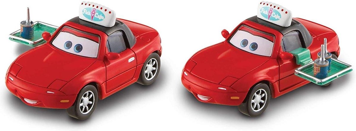 Mattel Cars Voertuigen: Waitress Mia & Waitress Tia