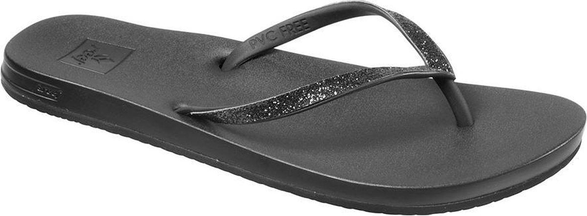 Reef Cushion Stargazer Dames Slippers - Black - Maat 42.5
