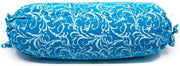 Yoga Mini Nek Bolster Blauw Rond Katoen – 34 x 10 x 10 cm