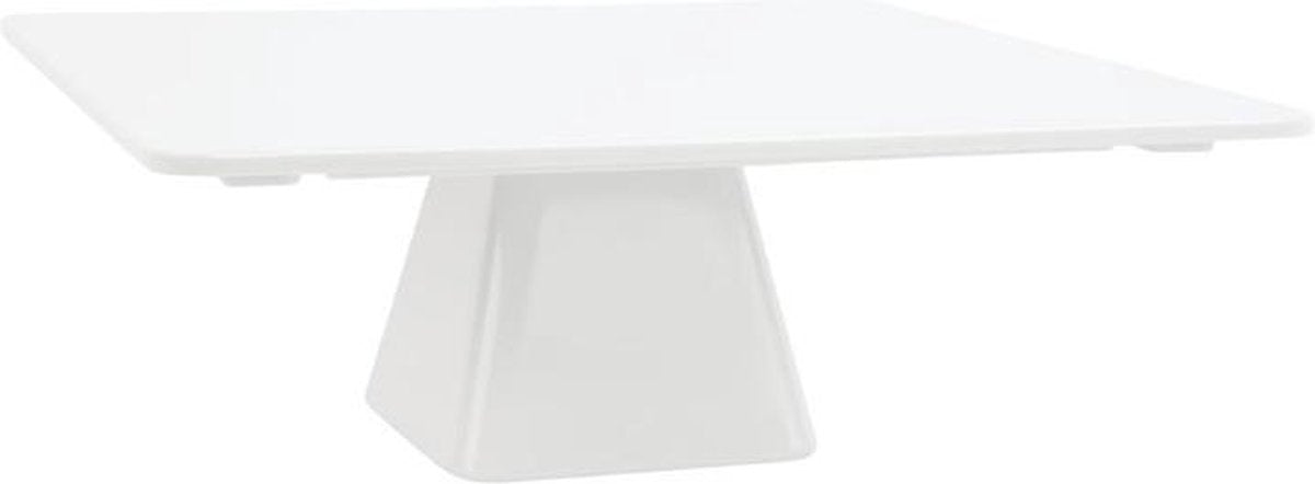 Kristallon vierkante melamine taartstandaard 30x30cm laag