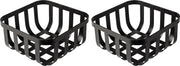 Broodmand zwart - set 2 stuks