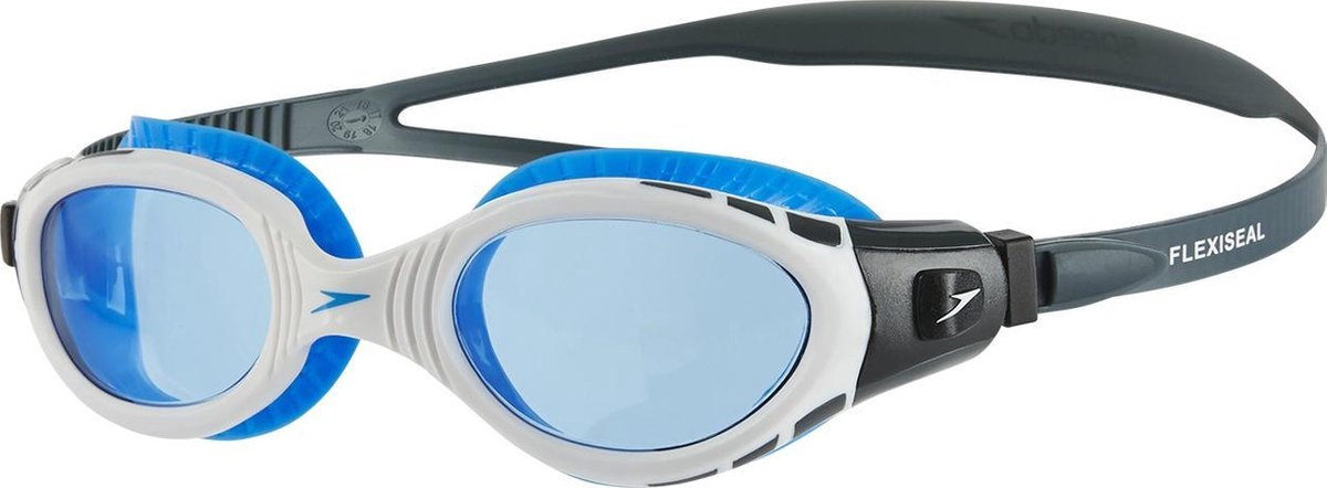 Speedo Futura Biofuse zwembril licht grijs