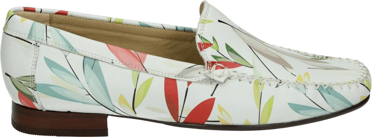 Sioux CAMPINA - Volwassenen Instappers - Kleur: Wit/beige - Maat: 43.5