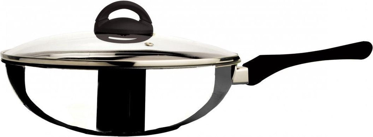 Wok Fantasia Stone zwart 28 cm