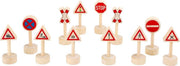 Small Foot 12 Houten Verkeersborden Voor Treinspoor 7 Cm