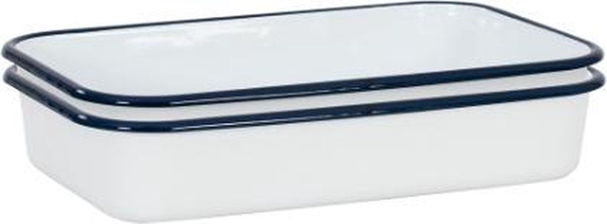 Set van 2 Ovenschalen