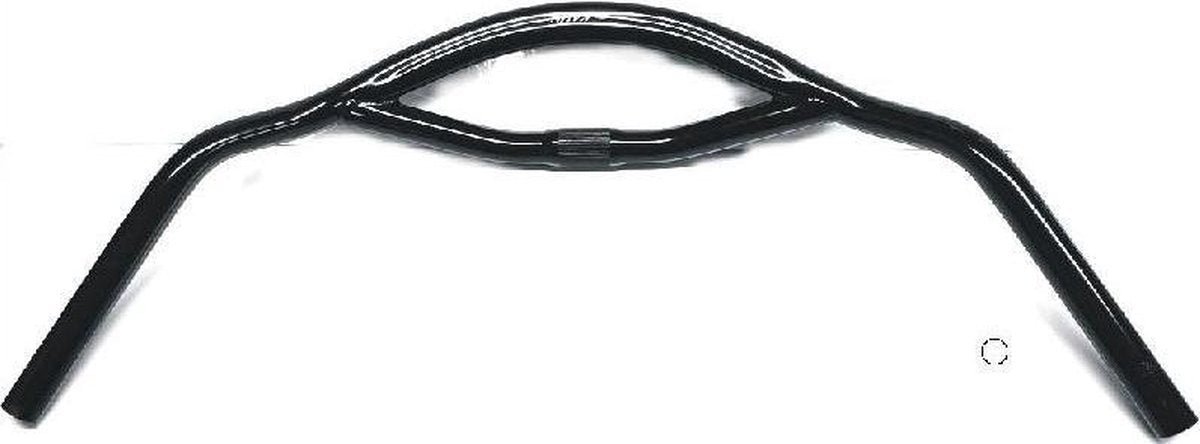 KALLOY STUURBOCHT ZWART MOEDER/SHOPPERFIETS EXTRA BREED 22.2MM