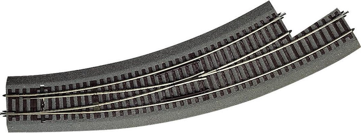 H0 RocoLine (met ballastbed) 42570 Gebogen wissel