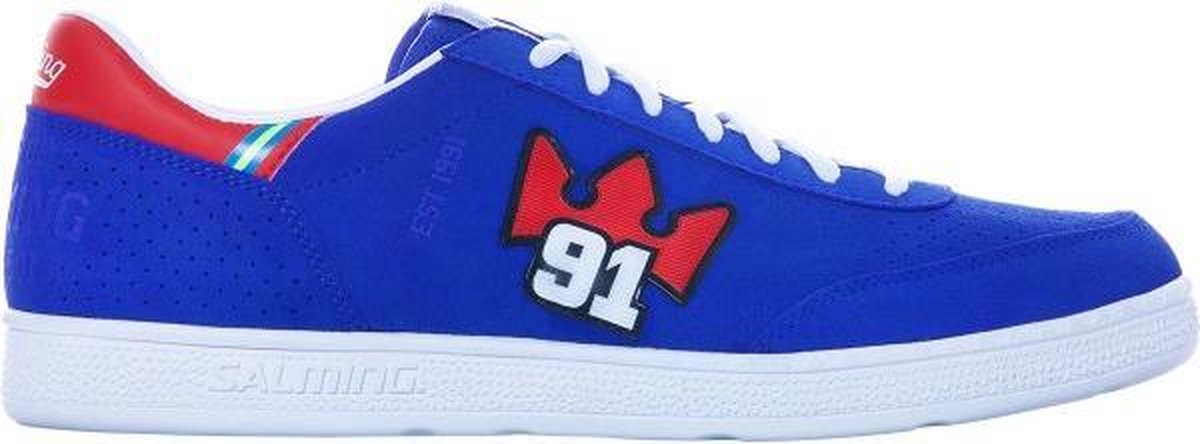 Salming NinetyOne - blauw/rood - maat 40 2/3