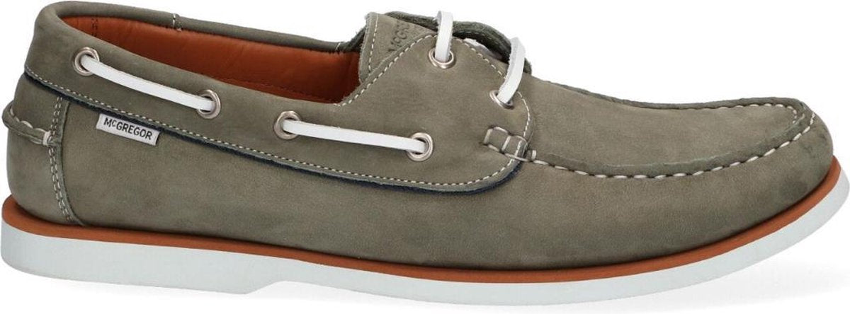 McGregor Heren Bootschoenen - Groen - Bootschoenen - Suède - Veters