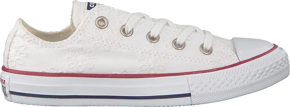 Converse Meisjes Sneakers Chuck Taylor All Star Ox Kids - Wit - Maat 33