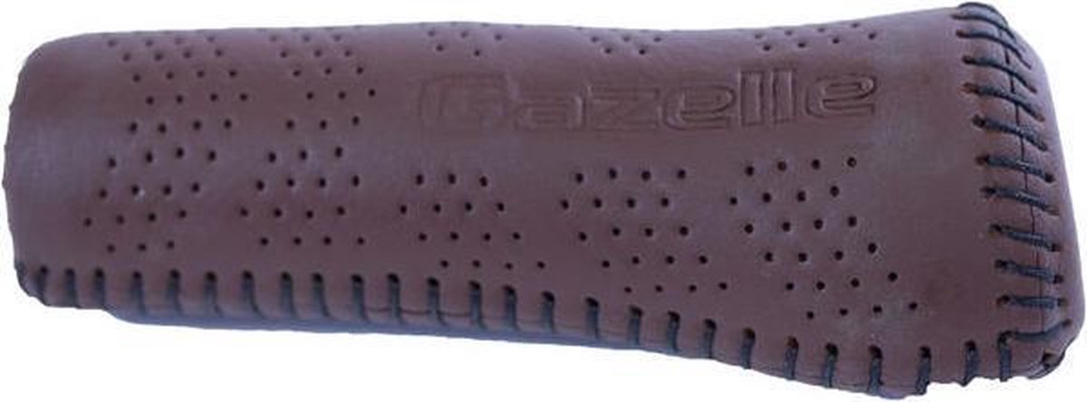 Gazelle handvat links 132mm aero leder bruin stiksel bruin 54027940050