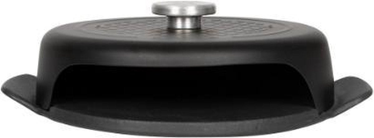 Pizza Baker BBQ Mini - Zwart - 23x19x6cm - rond - Gietijzer