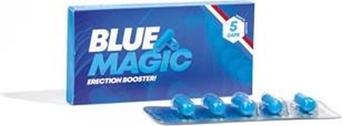Blue Magic! Erectiepillen - 5 Stuks