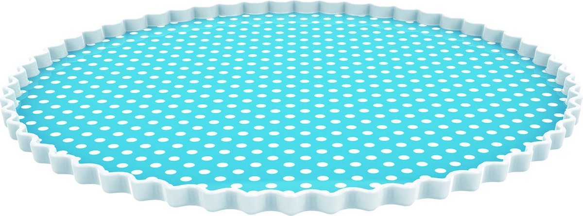 Zak!Designs Serveerbord Dotty - Rond - Ø 32 cm - Blauw