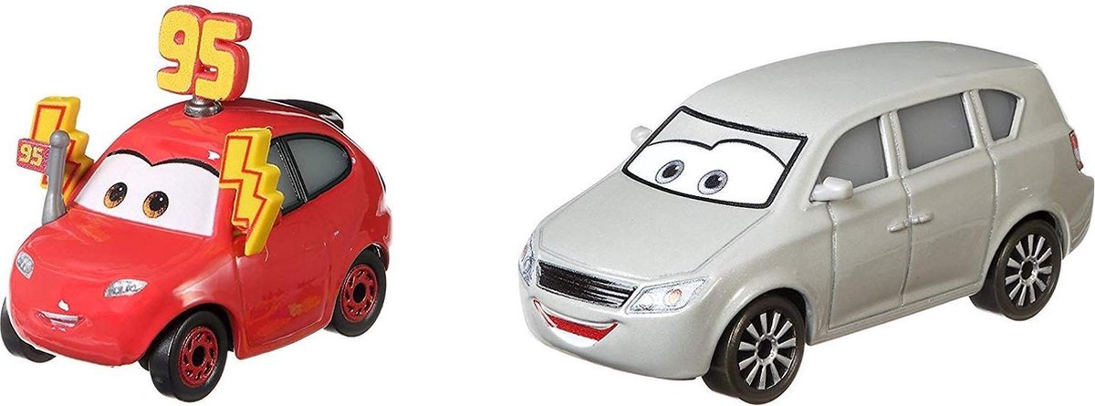 Mattel Cars Voertuigen: Maddy Mcgear & Melissa Bernabrake