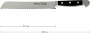 Güde Alpha bBroodmes 21 cm Zwart 1430/21