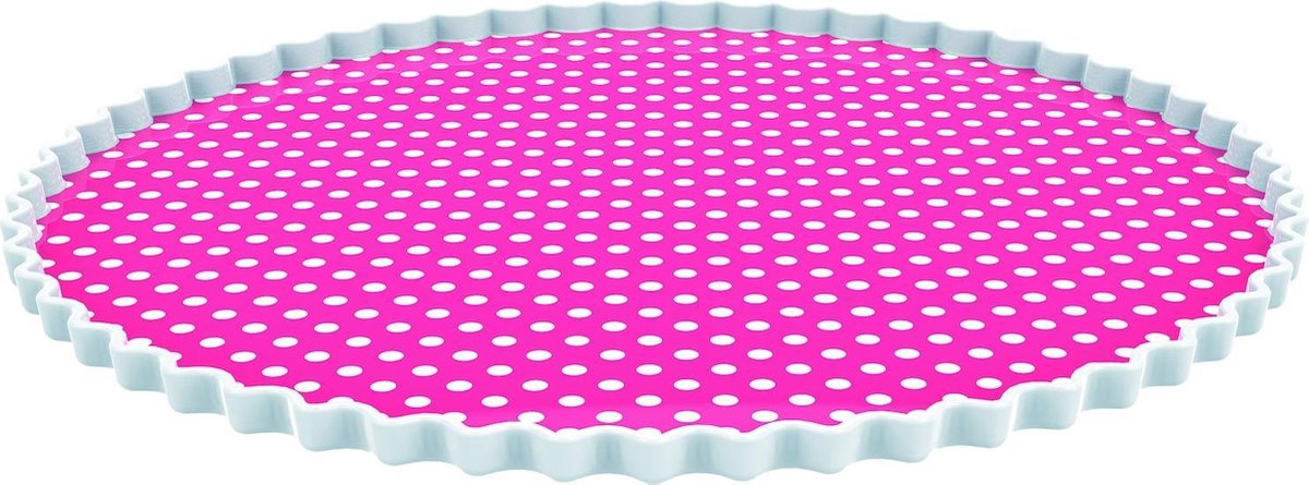 Zak!Designs Serveerbord Dotty - Rond - Ø 32 cm - Fuchsia