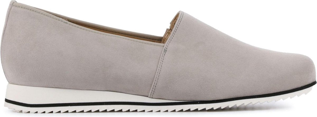 Hassia Vrouwen Suède Instapschoenen / Damesschoenen / Instapper 301682 - Beige - Maat  40