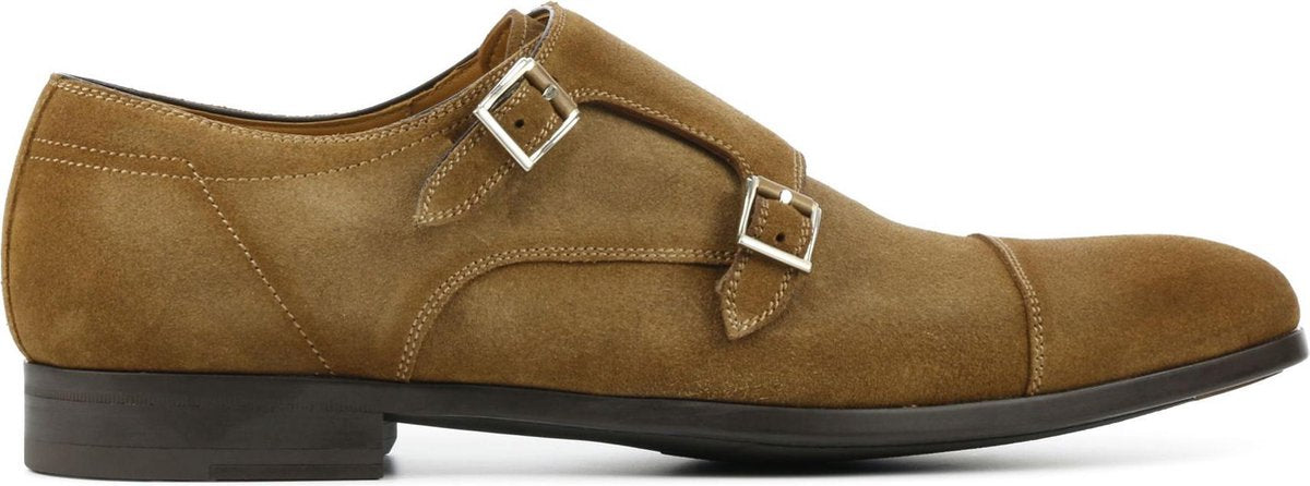 Magnanni Mannen Suède Gespschoenen / Herenschoenen / Instapper 22281 - Beige - Maat  46