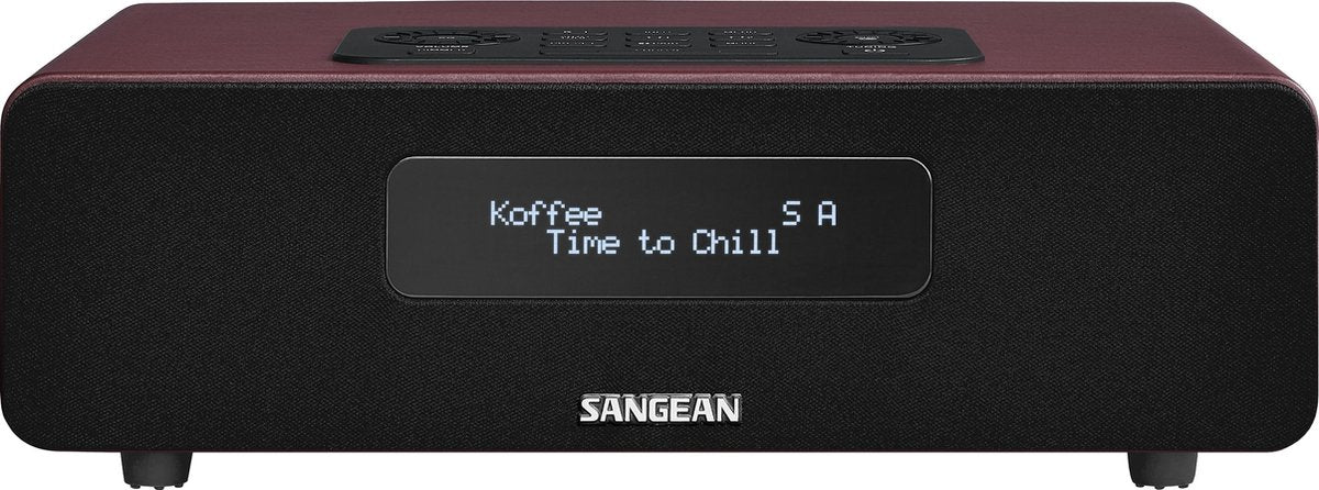 Sangean-DDR-36 - Radio met Bluetooth en DAB+ - Rood