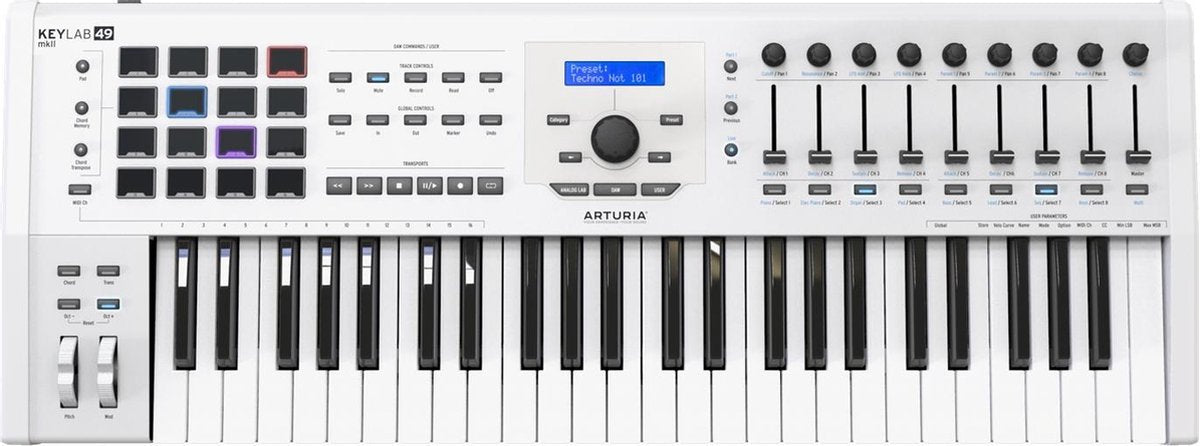 Arturia KeyLab 49 MkII - White - MIDI controller