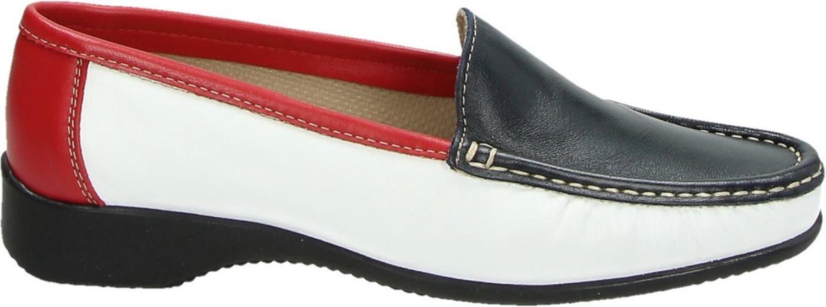 Nelson Comfortline dames instapschoen - Rood multi - Maat 37