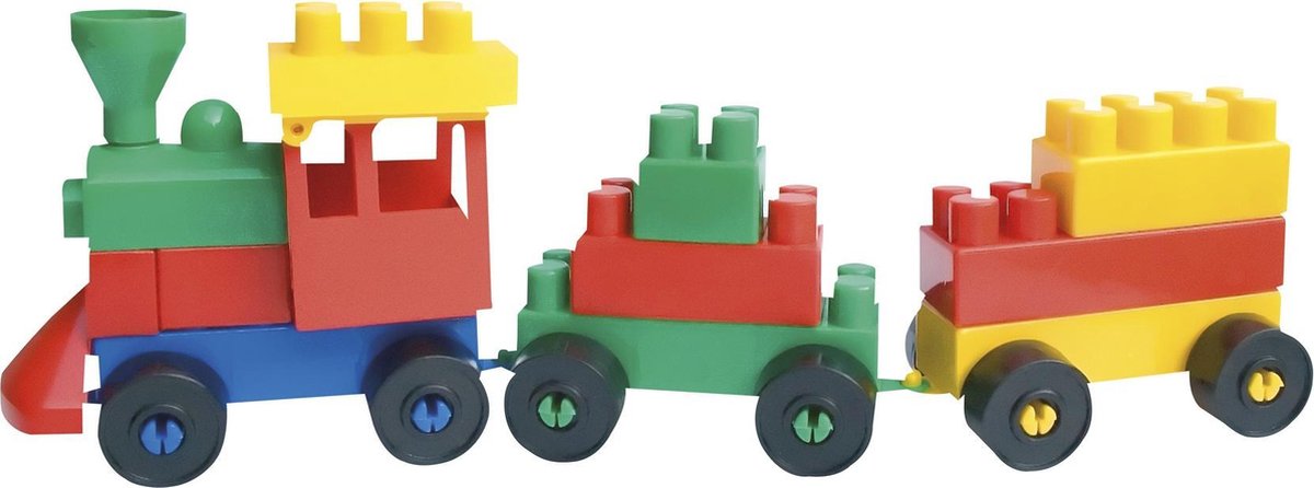 Paradiso Toys Bouwblokken Medium 100-delig