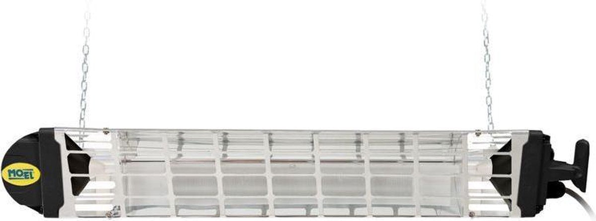 Fiore heater 767N of aluminium/stainless steel/plastic 1760W with IRA-technology