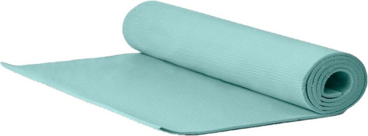 Yogamat/fitness mat groen 170 x 60 x 0.3 cm - Sportmat/pilatesmat - Thuis sporten