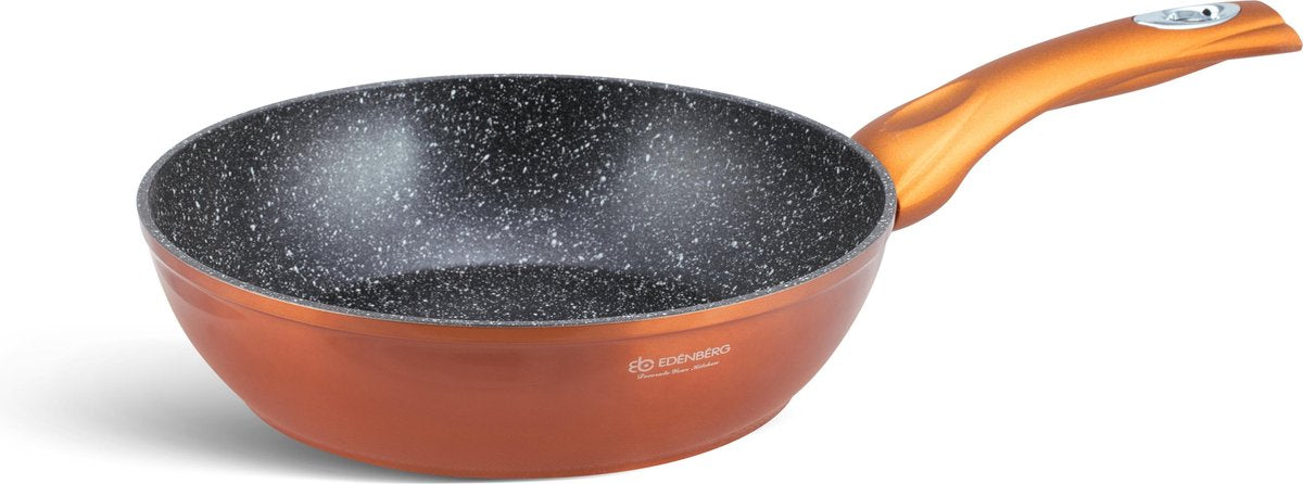 Edënbërg Copper Line - Hapjespan Keramisch - 24 cm - 3-laags antiaanbaklaag!