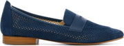 Softwaves Vrouwen Suède Instapschoenen / Damesschoenen / Instapper 8.26.01 - Blauw - Maat  37.5