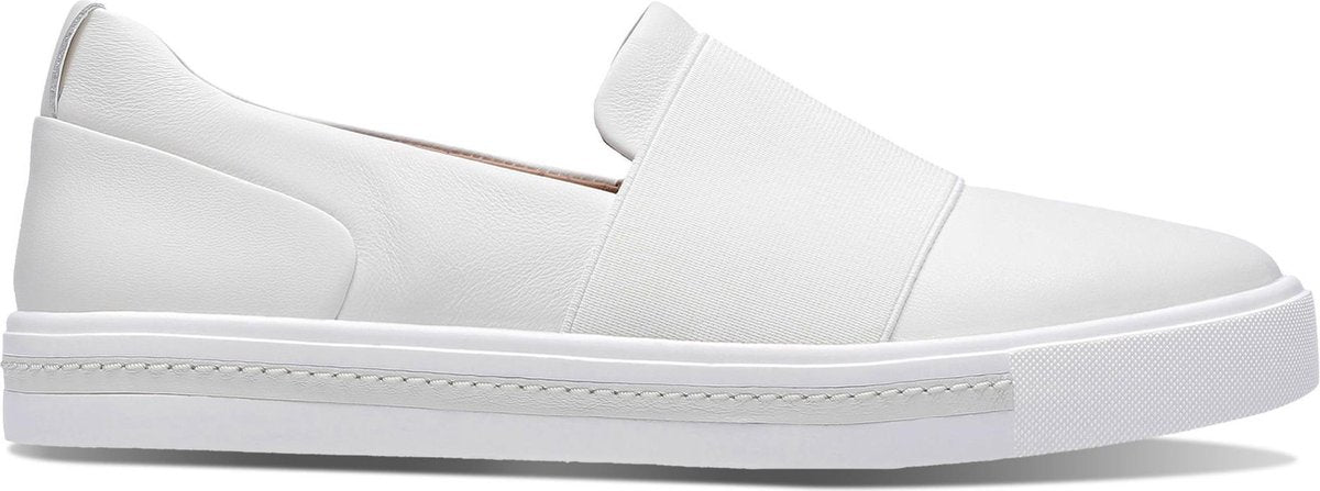Clarks - Dames schoenen - Un Maui Step - D - white leather - maat 35.5