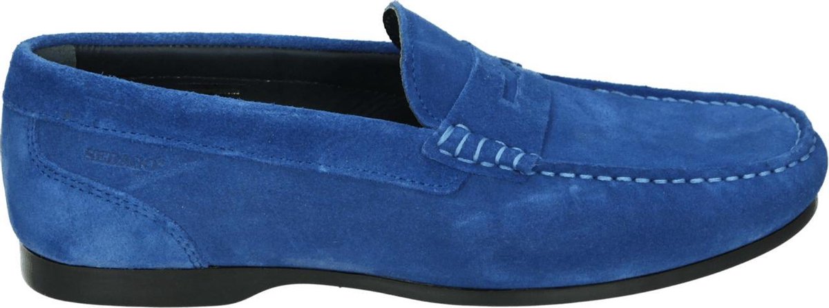 Sebago BYRON SUEDE - Volwassenen Instappers - Kleur: Blauw - Maat: 42