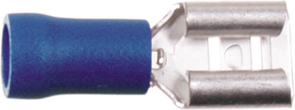 Vlakstekker Blauw 1.5 - 2.5mm ² / Breedte 4.8mm (100 stuks)