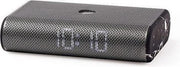 LEXON Miami Time - stereo LED wekkerradio - zwart