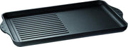 Eurolux by Solinger 100% gerecycled aluminium grillplaat half geribbeld 43 x 28 x 2